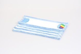 Mop sa krilcima i dvije rupe plavo-bijeli 50 cm microfibra